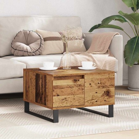 Table basse Bois Ancien 55 x 55 x 36,5 cm Bois d'ingénierie 616950616950