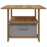Table basse Chêne artisanal 77 x 55 x 42 cm Bois d'ingénierie 616952616952