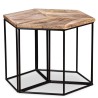 Table basse Bois de manguier massif 56x48x40 cm 616954616954