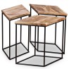 Table basse Bois de manguier massif 56x48x40 cm 616954616954
