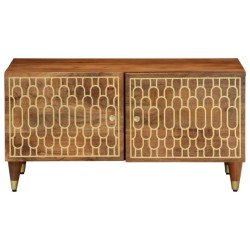Table basse 80x50x40 cm bois de manguier massif 616958616958