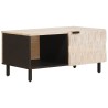 Table basse Blanc 80 x 50 x 40 cm Bois de mangue massif 616960616960