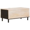 Table basse Blanc 80 x 50 x 40 cm Bois de mangue massif 616960616960