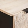 Table basse Blanc 80 x 50 x 40 cm Bois de mangue massif 616960616960