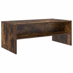 Table basse Chêne fumé 100 x 50 x 40 cm Bois d'ingénierie 616961616961