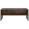 Table basse Chêne fumé 100 x 50 x 40 cm Bois d'ingénierie 616961616961