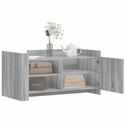 Table basse sonoma gris 100x50x50 cm bois d'ingénierie 616962616962