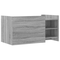 Table basse sonoma gris 100x50x50 cm bois d'ingénierie 616962616962