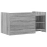 Table basse sonoma gris 100x50x50 cm bois d'ingénierie 616962616962