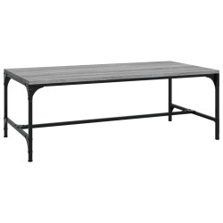 Table basse Sonoma gris 100x50x35 cm Bois d'ingénierie 616963616963