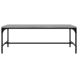 Table basse Sonoma gris 100x50x35 cm Bois d'ingénierie 616963616963
