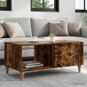 Table basse Chêne fumé 90 x 50 x 40 cm Bois d'ingénierie 616964616964