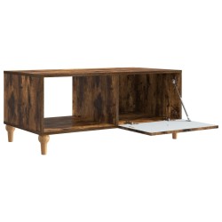 Table basse Chêne fumé 90 x 50 x 40 cm Bois d'ingénierie 616964616964