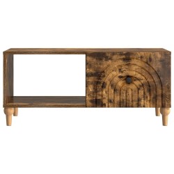 Table basse Chêne fumé 90 x 50 x 40 cm Bois d'ingénierie 616964616964