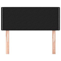 Tête de lit Noir 80x5x78/88 cm Tissu 616965616965