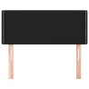 Tête de lit Noir 80x5x78/88 cm Tissu 616965616965