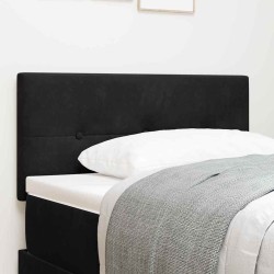 Tête de lit Noir 100 cm Velours 616968616968
