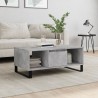 Table basse Gris béton 90x50x36,5 cm Bois d'ingénierie 616970616970