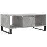 Table basse Gris béton 90x50x36,5 cm Bois d'ingénierie 616970616970