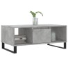 Table basse Gris béton 90x50x36,5 cm Bois d'ingénierie 616970616970