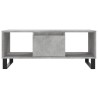Table basse Gris béton 90x50x36,5 cm Bois d'ingénierie 616970616970