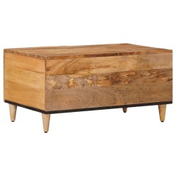 Table basse Naturel 80 x 50 x 40 cm Bois de mangue massif 616971616971