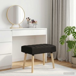Banc capitonné canal Noir 60 x 40 x 45 cm Tissu 616974616974