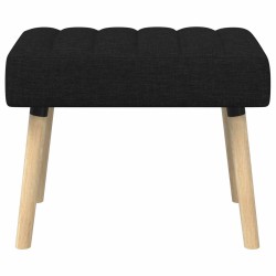 Banc capitonné canal Noir 60 x 40 x 45 cm Tissu 616974616974