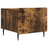 Table basse Chêne fumé 49 x 50 x 42 cm Bois d'ingénierie 616976616976