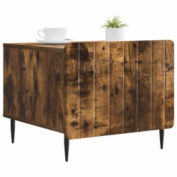 Table basse Chêne fumé 49 x 50 x 42 cm Bois d'ingénierie 616976616976