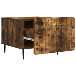 Table basse Chêne fumé 49 x 50 x 42 cm Bois d'ingénierie 616976616976
