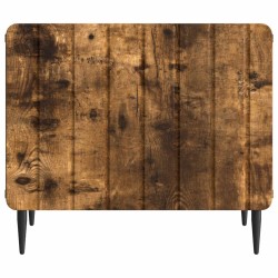 Table basse Chêne fumé 49 x 50 x 42 cm Bois d'ingénierie 616976616976