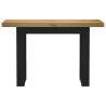 Table console NOAIN pieds en forme de U 120x30x75 cm massif pin 616977616977
