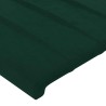 Têtes de lit Vert foncé 144x5x78/88 cm Velours 616981616981