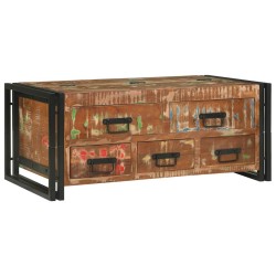 Table basse Multicolore 90 x 50 x 38 cm Bois Recyclé Solide 616982616982