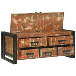 Table basse Multicolore 90 x 50 x 38 cm Bois Recyclé Solide 616982616982