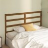 Tête de lit Marron miel 126x4x100 cm Bois massif de pin 616986616986