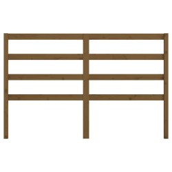 Tête de lit Marron miel 126x4x100 cm Bois massif de pin 616986616986
