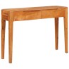 Table console Marron 110 x 30 x 80 cm Bois d'Acacia Massif 616987616987