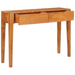 Table console Marron 110 x 30 x 80 cm Bois d'Acacia Massif 616987616987