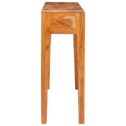 Table console Marron 110 x 30 x 80 cm Bois d'Acacia Massif 616987616987