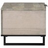 Table basse Blanc 80 x 50 x 40 cm Bois d'ingénierie 616988616988