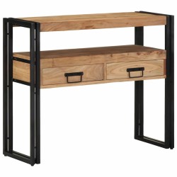 Table console Marron 90 x 33 x 75 cm Bois d'Acacia Massif 616989616989