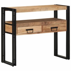 Table console Marron 90 x 33 x 75 cm Bois d'Acacia Massif 616989616989