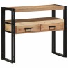 Table console Marron 90 x 33 x 75 cm Bois d'Acacia Massif 616989616989