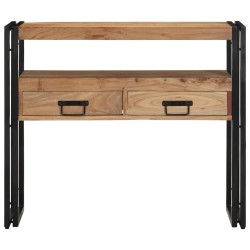Table console Marron 90 x 33 x 75 cm Bois d'Acacia Massif 616989616989