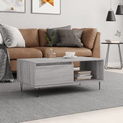 Table basse Sonoma gris 90x50x36,5 cm Bois d'ingénierie 616995616995