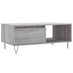 Table basse Sonoma gris 90x50x36,5 cm Bois d'ingénierie 616995616995