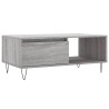 Table basse Sonoma gris 90x50x36,5 cm Bois d'ingénierie 616995616995