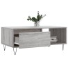 Table basse Sonoma gris 90x50x36,5 cm Bois d'ingénierie 616995616995
